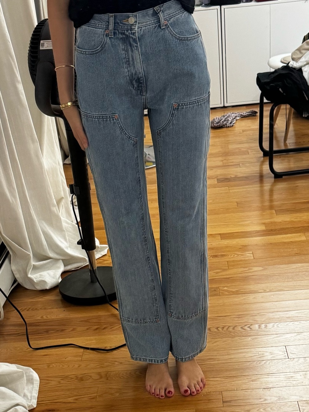 Andersson Bell Classic High-Rise Straight Leg Women’s Jeans - Light Blue